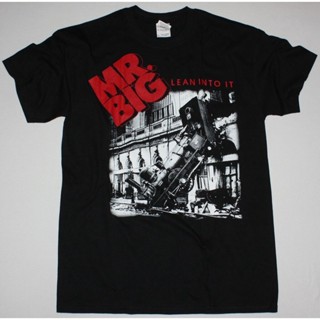 เสื้อยืด พิมพ์ลาย Mr Big Lean Into It Hard Rock Band เสื้อยืด Extreme Impellitteri สําหรับผู้ชาย ผ้าฝ้าย 100% S-5XL