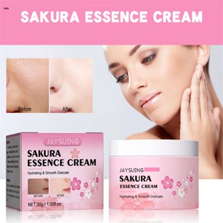 Jaysuing Cherry Blossom Essence Cream Moisturizing Brightening Skin Improving Dull Deep Hydrating Cream nuuo