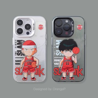 เคสโทรศัพท์มือถือ ผิวด้าน กันกระแทก ลายการ์ตูน Slamdunk Micromatte แฟชั่น สําหรับ iPhone 13 13 Pro 13 Pro Max 12 Pro Max 12 12 Pro 11 14 14 Pro Max