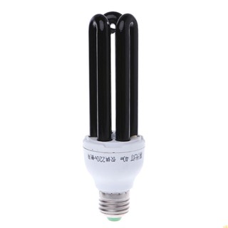 Yili E27 15 20 30 40W UV หลอดไฟอัลตราไวโอเลต เรืองแสง 220V