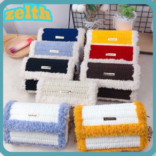 Zelth 1 ชิ้น ทอมือ กระเป๋าผ้าฝ้าย โฮมเมด วัสดุกระเป๋า กระเป๋าเดินทาง Ins Diy