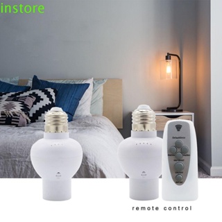 Instore ซ็อกเก็ตหลอดไฟ LED E27 พร้อมรีโมตคอนโทรล