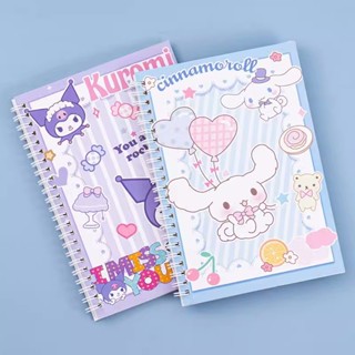 สมุดโน๊ตไดอารี่ ลายการ์ตูนอนิเมะ Sanrio Kuromi Ins Kawaii Cinnamoroll My Melody ขนาด A5 สําหรับนักเรียน