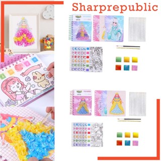 [Sharprepublic] สติกเกอร์ ลายเจ้าหญิงเปลี่ยนเสื้อผ้า สําหรับเด็กอายุ 3 ปีขึ้นไป