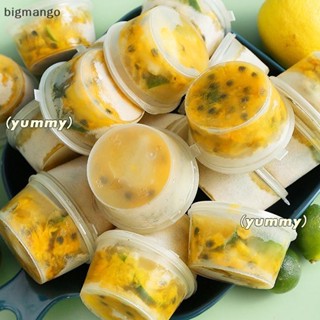 [bigmango] กล่องพลาสติกใส แบบใช้แล้วทิ้ง สําหรับใส่ซอส เครื่องเทศ 10 ชิ้น