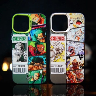 เคสโทรศัพท์มือถือ ลายการ์ตูนลูฟี่ One Piece สําหรับ iPhone 14 Pro Max 11 12 13promax