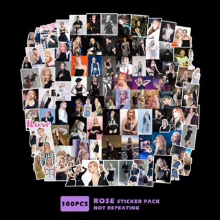 สติกเกอร์ รูป Kpop ROSE SOLO ขนาดใหญ่ มีกาวในตัว สําหรับตกแต่งสมุด DIY