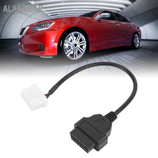 ALABAMAR 12 Pin OBDII ตัวเชื่อมต่อชายหญิงวินิจฉัยเปลี่ยนสายเคเบิลสำหรับ Tesla รุ่น SX 2012-2015