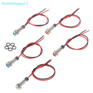 Gentlehappy ไฟเตือน led P67 6 มม. 3v 5v 6v 12v 24v 220v กันน้ํา