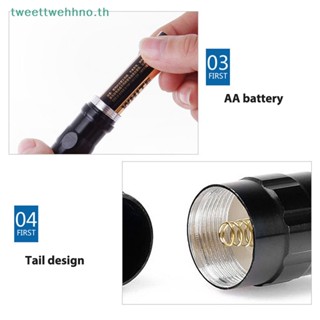 Tweettwehhno ไฟฉาย Led ขนาดเล็ก กันน้ํา ซูมได้ สําหรับตั้งแคมป์กลางแจ้ง