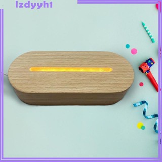 [JoyDIY] ฐานโคมไฟไม้ พร้อมไฟ LED ที่วางโคมไฟไม้ พร้อมไฟอุ่น / เย็น ที่ทับกระดาษ ลูกบอล เรซิน โคมไฟ