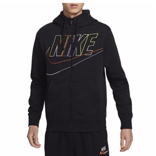 Nike เสื้อคาร์ดิแกน กันหนาว มีฮู้ด สําหรับผู้ชาย DX0536-010