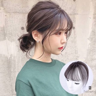 วิกผมหน้าผาก หน้าม้า สีดํา เหมือนจริง แบบธรรมชาติ