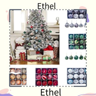 Ethel1 จี้ลูกบอล สําหรับตกแต่งต้นคริสต์มาส 12 ชิ้น