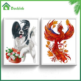 【Doub X ✮】ภาพวาดปักเพชร รูปสัตว์ 5D DIY สําหรับตกแต่งบ้าน ✮