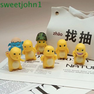 Sweetjohn โมเดลตุ๊กตาฟิกเกอร์ PVC รูปมังกรนมน้อย 7 ชิ้น ต่อชุด