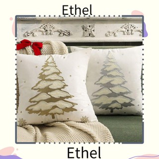 Ethel1 ปลอกหมอน ลายคริสต์มาส สําหรับตกแต่งบ้าน 2 ชิ้น