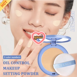 CYREAL Sace Lady Oil-control Compact Powder Waterproof Matte Face Powder Long Lasting