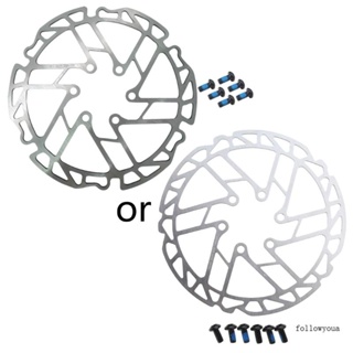 Fol ดิสก์เบรกโรเตอร์ 140 มม. พร้อมสกรู 6 ชิ้น สําหรับจักรยานเสือภูเขา