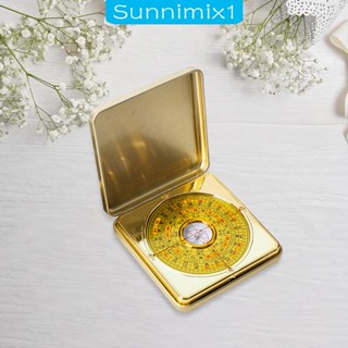 [Sunnimix1] เข็มทิศฮวงจุ้ย ความแม่นยําสูง ขนาดเล็ก สไตล์วินเทจ ใช้ง่าย สําหรับเดินป่า ตั้งแคมป์