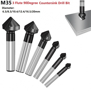 ⚡NEW 8⚡Countersunk Drill Cobalt Drill Bit M35 1pcs 3 Flute Countersink Chamfering Tools