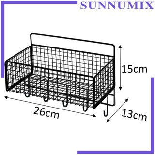 [Sunnimix] ตะกร้าลวดเหล็ก แบบแขวน ทนทาน สําหรับห้องครัว ห้องน้ํา ผลไม้ ผัก ขนมขบเคี้ยว