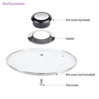 Ruisurshine ใหม่ อะไหล่ลูกบิดฝาหม้อ ทนความร้อน แบบเปลี่ยน 2 ชิ้น