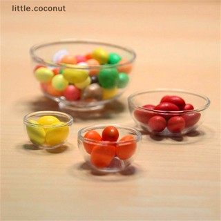 [little.coconut] ชามแก้วใส่ซุป ผลไม้ ขนาดเล็ก 1:12 สําหรับตกแต่งบ้านตุ๊กตา