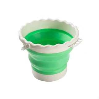 Outdoor Home Silicone Durable Watercolor Folding Portable Studio Classroom Paint Brush Cleaner Bucket