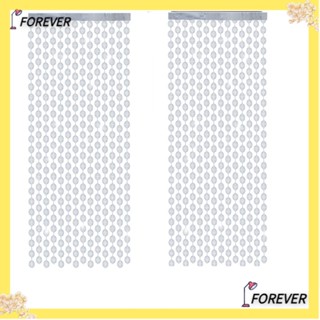 Forever ผ้าม่านฟอยล์ เลื่อม สีเงิน 3.3x6.6 ฟุต สําหรับตกแต่งปาร์ตี้สละโสด 2 แพ็ค