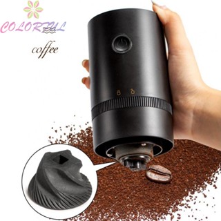 【COLORFUL】Coffee Bean Grinder ABS+Stainless Steel+PC Detachable Sturdy And Durable