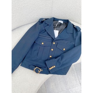 ❤️❤️【พร้อมส่ง】❤️❤️เสื้อแจ็กเก็ต คอปก สําหรับผู้หญิง 2023