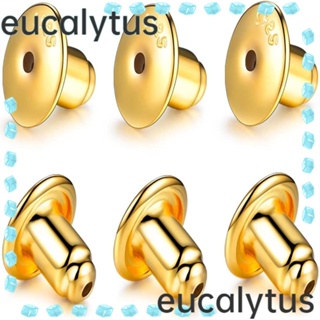 Eucalytus1 ต่างหูสตั๊ด ชุบทอง แบบเปลี่ยน สําหรับผู้หญิง