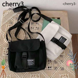 Cherry3 กระเป๋าสะพายไหล่ กระเป๋าช้อปปิ้ง สีพื้น น่ารัก สําหรับผู้หญิง