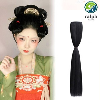 Ralph Hanfu วิกผมคอสเพลย์ วิกผมสังเคราะห์ สีดํา สไตล์โบราณ