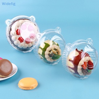 Widefig ที่วางคัพเค้ก มัฟฟิน โดม มัฟฟิน หัวแมว พลาสติกใส น่ารัก 10 ชิ้น