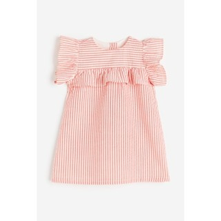H&amp;M  Girl Frill-trimmed cotton dress 1142342_1