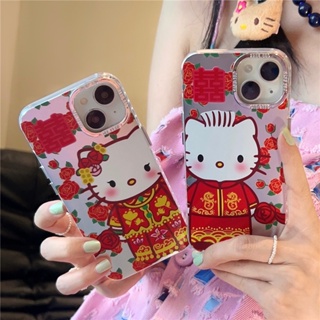 เคสป้องกันโทรศัพท์มือถือซิลิโคน ลายการ์ตูนคิตตี้ กันกระแทก สําหรับ Apple Iphone 14 11 12 13 PRO MAX 13ProMax 12 13pro 11 14pro