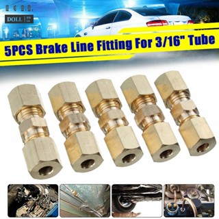 ⭐24H SHIPING ⭐Brake Lines Union 5Pcs Compression Connector Hydraulic Replacement Car