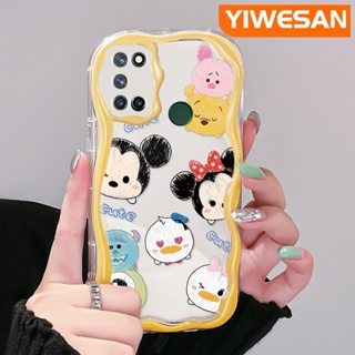 เคสโทรศัพท์มือถือ แบบใส กันกระแทก ลายการ์ตูนมิกกี้ มินนี่เมาส์ สีสันสดใส สําหรับ Realme 7 Pro 7i C17 Narzo 20 Pro