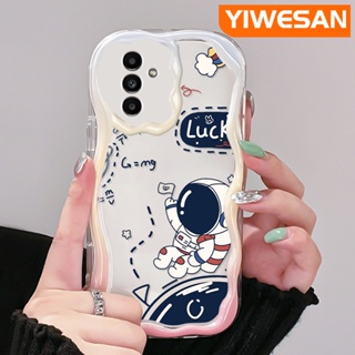 เคสโทรศัพท์มือถือแบบใส กันกระแทก ลายการ์ตูนนักบินอวกาศนําโชคน่ารัก สีสันสดใส สําหรับ Samsung galaxy A13 A13 5G A04s A14