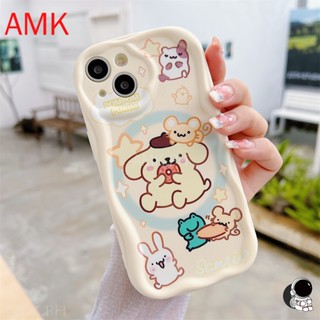 Amk เคสโทรศัพท์มือถือ แบบใส ลายสุนัขพุดดิ้ง 3D สําหรับ OPPO A96 A76 A17 A17K A16K A16E A16 A15 A15S A94 A93 A78 A74 A95 A57 A55 A54 A5 A9 Reno 8T 7Z 8Z 7 8 6 4 5 lite 5G เคสโทรศัพท์ STNYK