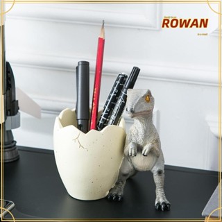 Rowans กล่องใส่ปากกา ดินสอ เรซิน อุปกรณ์ตั้งโต๊ะ สํานักงาน