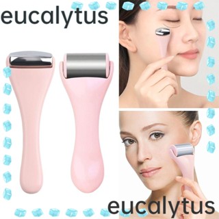 Eucalytus1 ลูกกลิ้งน้ําแข็ง สเตนเลส นวดหน้า ยกกระชับใบหน้า ต่อต้านริ้วรอย เพื่อความงาม สําหรับผู้หญิง