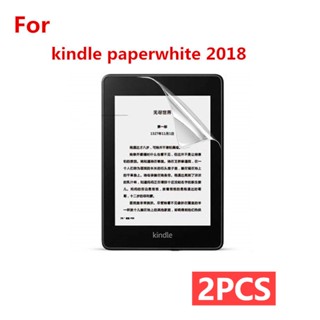 2 ชิ้น เหมาะสําหรับ Kindle Paperwhite 2018 ฟิล์มป้องกันเต็มหน้าจอ ฟิล์มกระจกนิรภัย แบบยืดหยุ่น ฟิล์มแท็บเล็ต HD