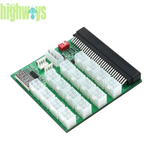 Atx บอร์ดเซิร์ฟเวอร์พาวเวอร์ซัพพลาย 6Pin 12V 64pin 16 ชิ้น สําหรับขุด BTC [highways.th]