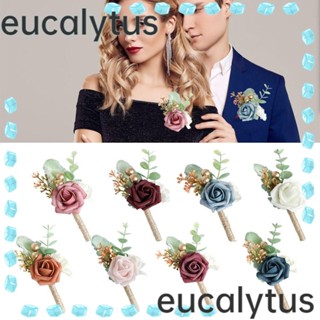 Eucalytus1 เครื่องประดับแฟชั่น รูปดอกกุหลาบ สําหรับงานแต่งงาน