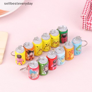 Seth พวงกุญแจ จี้การ์ตูนปิกาจู Charmander Squirtle Cans ของเล่นสําหรับเด็ก