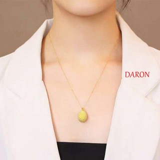 Daron สร้อยคอผู้หญิง อินเทรนด์ หรูหรา ทราย ทอง ออกแบบเฉพาะ ของขวัญเด็กผู้หญิง สร้อยคอ