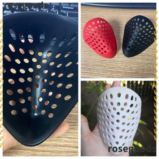 Rosegoods1 หน้ากากซิลิโคน สีดํา สีแดง สําหรับปาร์ตี้ฮาโลวีน